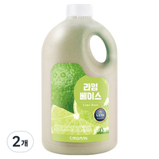까로망 라임 베이스 농축액, 2개, 1.9kg