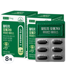 건국유업 알티지 오메가3 루테인 에이스 33g, 30정, 8개