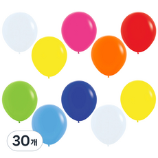 Sempertex 一般混合氣球 45cm, 隨機出貨, 30個