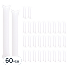 PARTYSHOW 進口加油棒氣球 2入, 60套, 白色