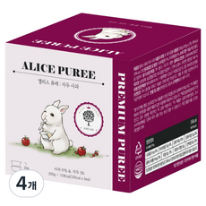 앨리스 과일 퓨레 2p, 4개, 200g, 자두