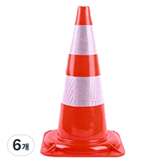 TIS 安全錐 1kg, 紅色, 6個