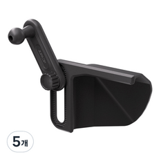 JUPAZIP EV3 車用資訊娛樂系統左側手機支架固定座, 黑色, 5個