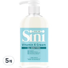 시니케어 시니 비타민 E 크림, 250g, 5개