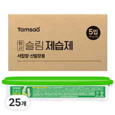 탐사 젤타입 슬림 제습제 옷장용 서랍장용 신발장용, 150g, 25개