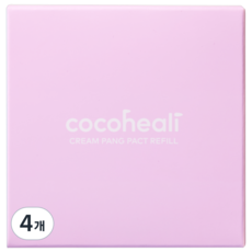 코코힐리 크림팡 러브퍼플 팩트 리필, 22g, 4개