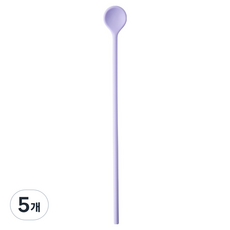 이지실리 실리콘 다용도 머들러 퍼플, 5개, 단품