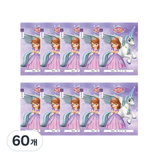 디즈니 캐릭터 초등노트 여아용 알림장, 혼합 색상, 60개