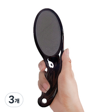 미니젠 발각질 제거기 손잡이형 블랙, 3개, 1개입