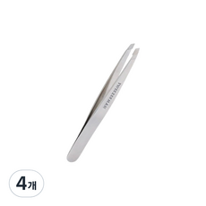 TWEEZERMAN 斜頭鑷子 藍色紫丁香 鑷子, 4個, 銀