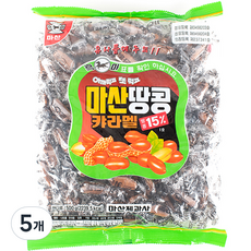 마산제과 마산 땅콩 카라멜, 500g, 5개