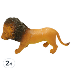 MJ인터내셔날 동물 대 탐험 시리즈 모형완구 사자 대형, 2개