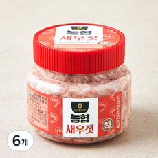 농협식품 국내산 새우젓, 400g, 6개