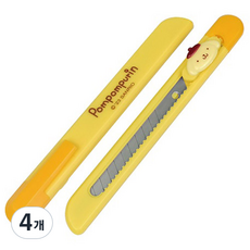 바이하츠 포켓 커터칼 소 P-PPCT, 폼폼푸린, 4개