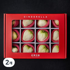 홍과옥조 GAP 인증 신데렐라 딸기 선물세트, 400g(12입), 2개
