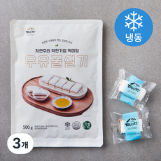 떡미당 우유꿀설기 (냉동), 500g, 3개, 1개입