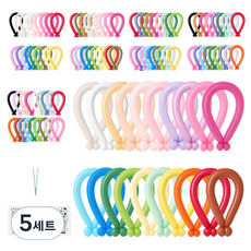 피앤비유니티 요술풍선 100입 세트, 05 스탠다드 혼합28색, 5세트