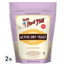 [쿠팡수입] 밥스레드밀 액티브 드라이 이스트, 227g, 2개