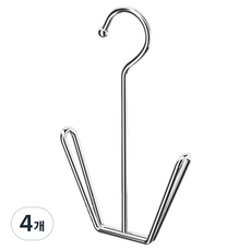 World Clean 不鏽鋼鞋子晾曬架, 銀色, 4個