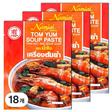 남자이 똠얌 스프페이스트, 35g, 18개