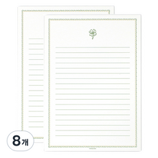 PAPERIAN 니어앤디어 A5筆記本, 60張, 四葉幸運草, 8個