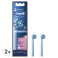 오랄비 정품 프로 엑스퍼트 초미세모 화이트 리필모 2p, EB60X, 2개
