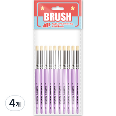 Awesome Painting模板刷子工藝用工藝刷 STC S 10入, 1號, 40個