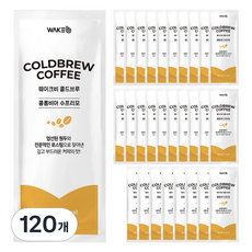 웨이크비 콜드브루 원액 액상 더치 커피 수프리모, 120개, 1개입, 30ml