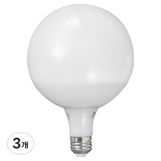 Meliving DS 球型 長版 燈泡 白色 12W LED12W, 3個, 晝光色