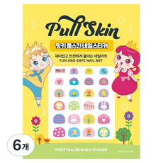 Pinky Tonky 兒童全版美甲貼, 6個, AN-17(幸福的春天)