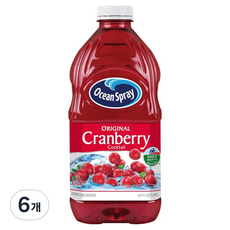 오션스프레이 크랜베리 클래식, 1.89L, 6개
