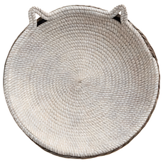 藤編貓窩棉繩四季通用貓抓板寵物床窩墊網紅涼窩可水洗窩磨爪貓咪, 1個, 白咖色