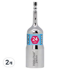 TOOLSTAR 套筒 衝擊套筒 衝擊長起子套筒 TS-LBS-24, 2個