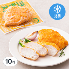 네꼬닭 크런치 닭가슴살 오리지널 (냉동), 90g, 1개입, 10개