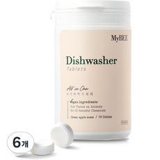 Myby 洗碗機洗滌劑, 6個, 280g