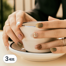 오호라 젤스트립 네일 30p 세트, 세이지, 3세트