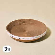 레드퍼피 네코야 올 스크래쳐 원형, 핑크, 3개