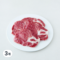 무항생제 인증 한돈 목심 구이용 (냉장), 500g, 3개