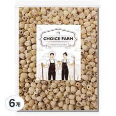 초이스팜 껍질깐 연자육, 300g, 6개