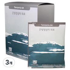 1kg COFFEE 銀色頂峰的寬慰濾掛咖啡, 10g, 5件, 3個