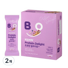 비오비타 프로틴 딜라이트 바 곡물맛 12p, 360g, 2개