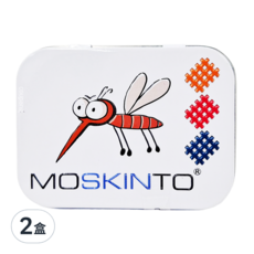 MOSKINTO 魔法格 醫療用貼布 鐵盒款 未滅菌, 42片, 2盒