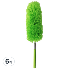 월드크린 5단 트위스트 먼지털이, 그린, 6개
