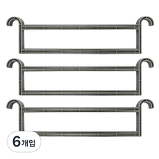 Tankhanger Tank衣架用褲子衣架, 灰色, 6入