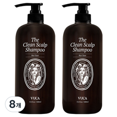 뷰카 더 클린 스칼프 약산성 맥주효모 샴푸 히노키향, 1L, 8개
