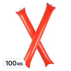 製作Hobby彩棒啦啦隊雙方運動比賽用啦啦隊球套裝, 100套, 紅色