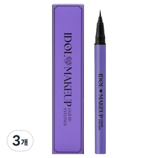 PEOPLE'S BEST SELECTIONS KOREA 偶像化妝液態眼線筆 0.8ml, 黑色, 3個