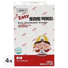 Nawaagi 嬰幼兒用番茄炒年糕粉, 4個, 100g, 炒年糕口味