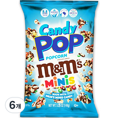 캔디팝 엠앤엠즈 팝콘, 149g, 6개