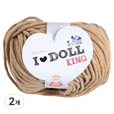 니뜨 아이돌킹 실 45g, 32 베이지, 2개